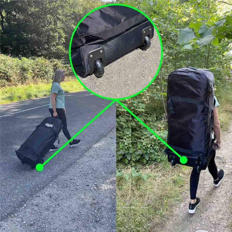 KRAKEN SUP Rugzak Trolley backpack Rolling Backpack