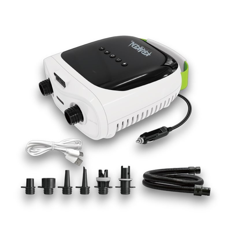KRAKEN Accu Elektrische SUP pomp 12V met alle asseccoires
