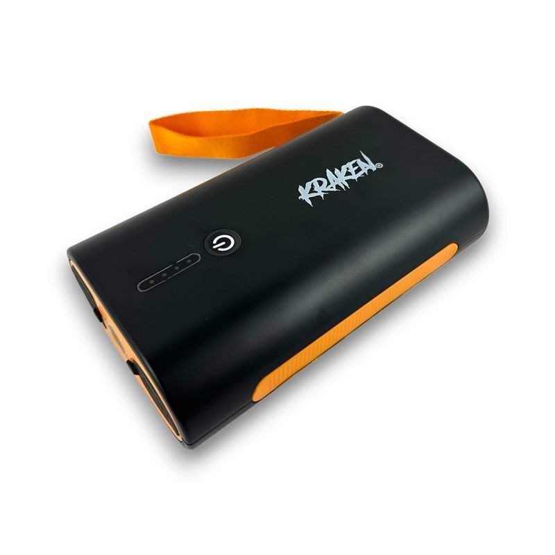 KRAKEN Powerbank voor 12 Volt Pomp schuinvoor
